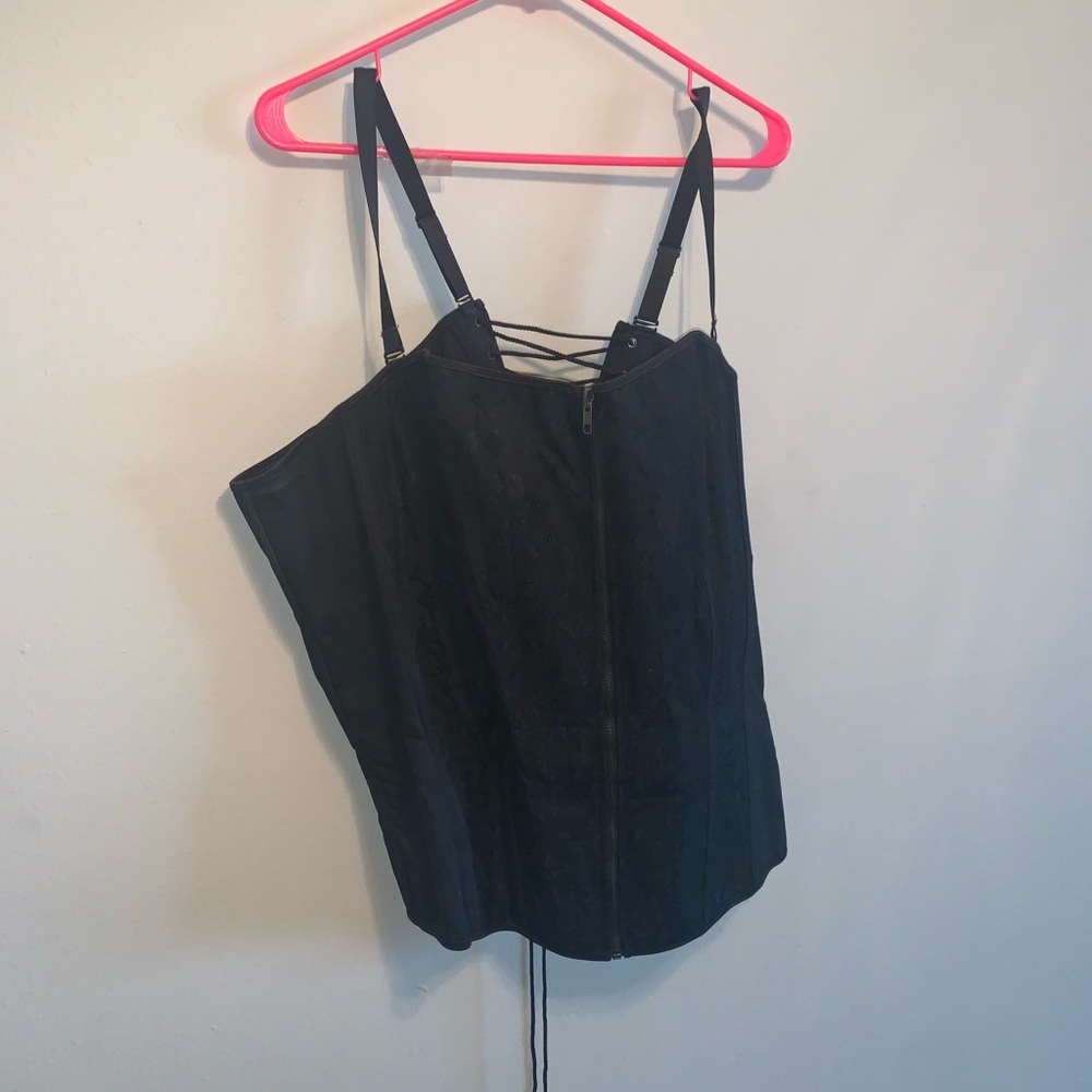 Black corset top